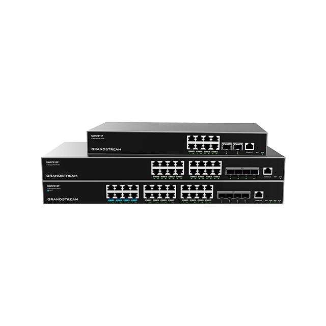 10/100/1000 16 PoE port Svič Grandstream GWN7812P L3 PoE upravljivi/1U/16xGE PoE+ (240W)+4x10G SFP+