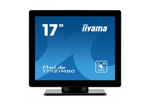 Iiyama 17" PCAP Bezel Free Front, 10P Touch, 1280x1024, Speakers, VGA, HDMI, 230cd/m², USB Interface, External Power Adapter, Multitouch with supported OS