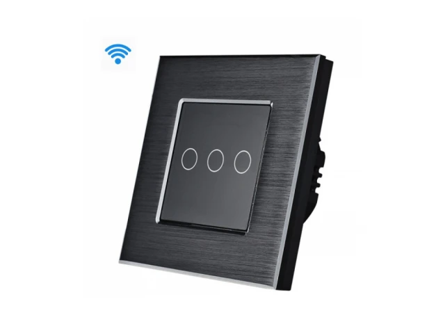 Exeshop 3G Wi-Fi pametni prekidači AL NN Crni  (WIFI TOUCH SWITCH)