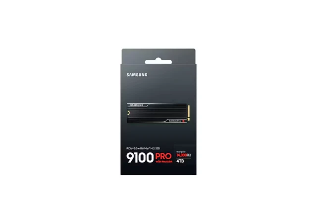 SAMSUNG 4TB M.2 NVMe MZ-VAP4T0CW 9100 Pro Heatsink Series