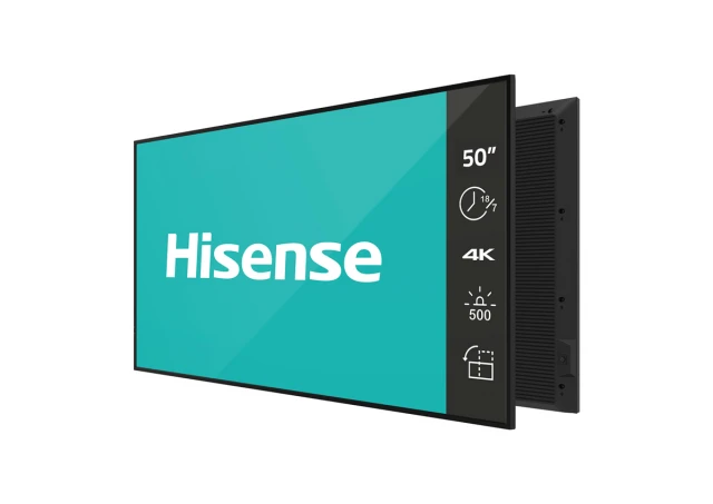 hisense 50 inča 50GM50D 4K UHD 500 nita Digital Signage Display - 18/7 Operation 