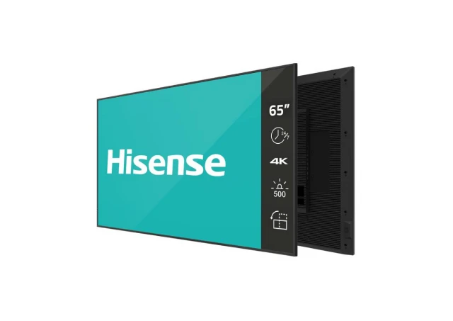 hisense 65" 65DM66D 4K UHD 500 nita Digital Signage Display - 24/7 Operation
