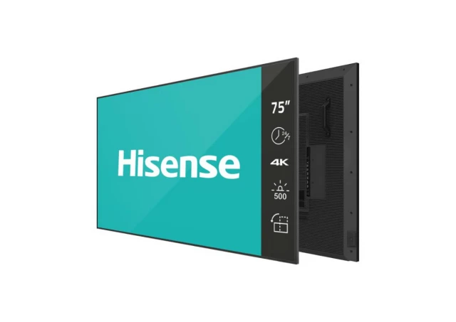 hisense 75 inča 75DM66D 4K UHD 500 nita Digital Signage Display - 24/7 Operation