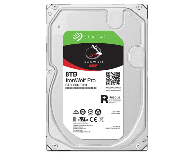 8TB 3.5 inča SATA III 256MB 7.200 ST8000NT001 IronWolf Pro NAS hard disk
