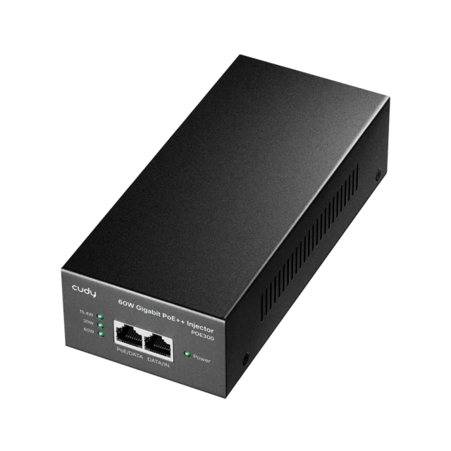 Adapter Cudy POE300 60W Gigabit PoE+/PoE Injector, 802.3at/802.3af Standard/domet 100 Metara