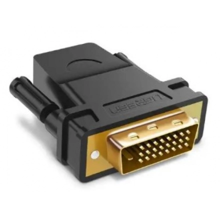 Adapter DVI  (24+1) M na HDMI F Ugreen