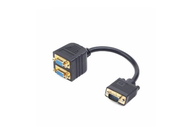 Adapter GEMBIRD VGA Splitter kabl 20cm CC-VGAX2-20CM
