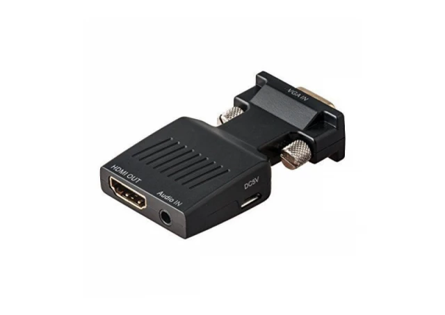 Linkom Adapter-konverter FastAsia VGA/M - HDMI/F PLUG IN