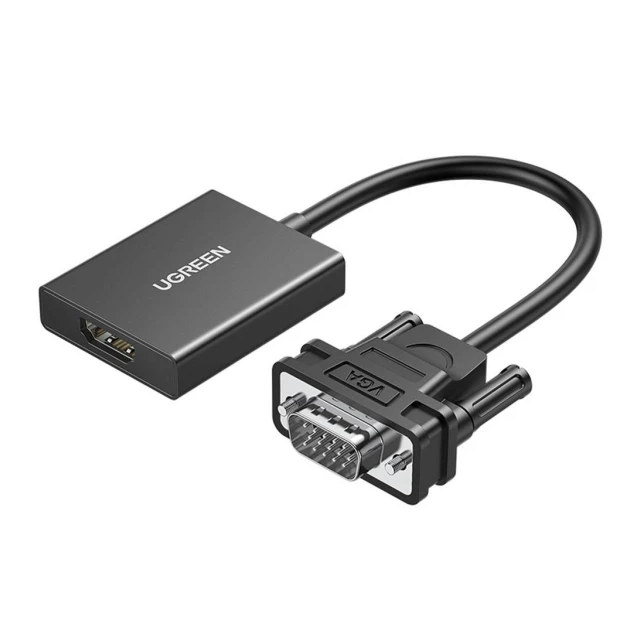 Adapter konverter Ugreen VGA na HDMI + Audio port 1080P/60Hz CM513