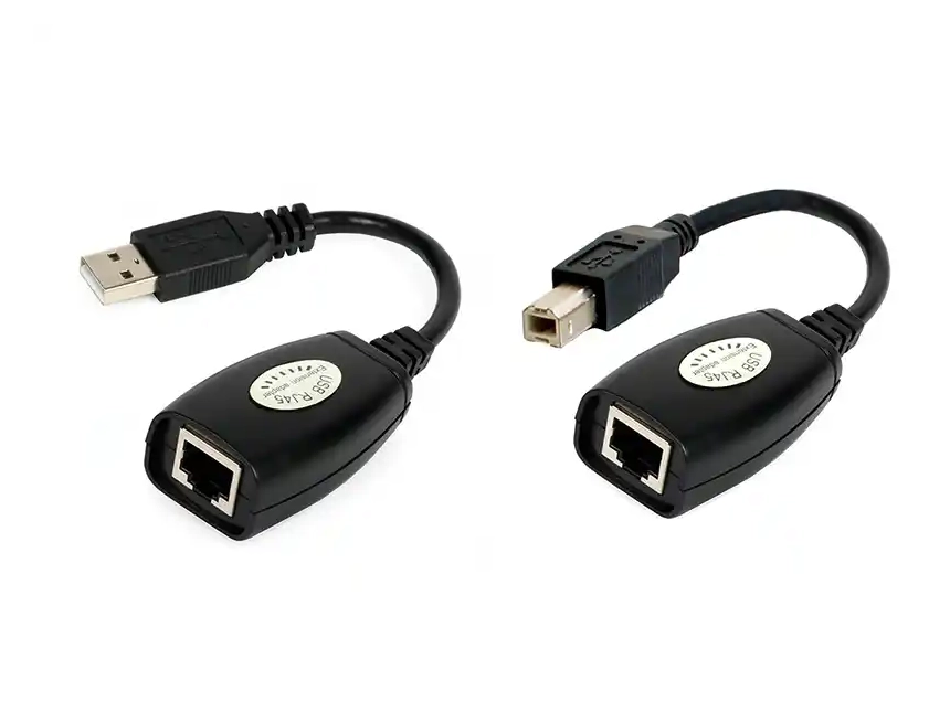 Kettz Adapter konverter USB extender UEX-050 do 50m + printer port