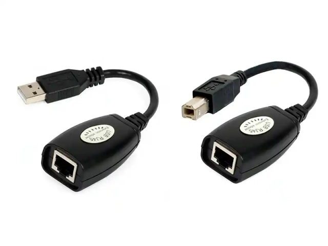 Kettz Adapter konverter USB extender UEX-050 do 50m + printer port