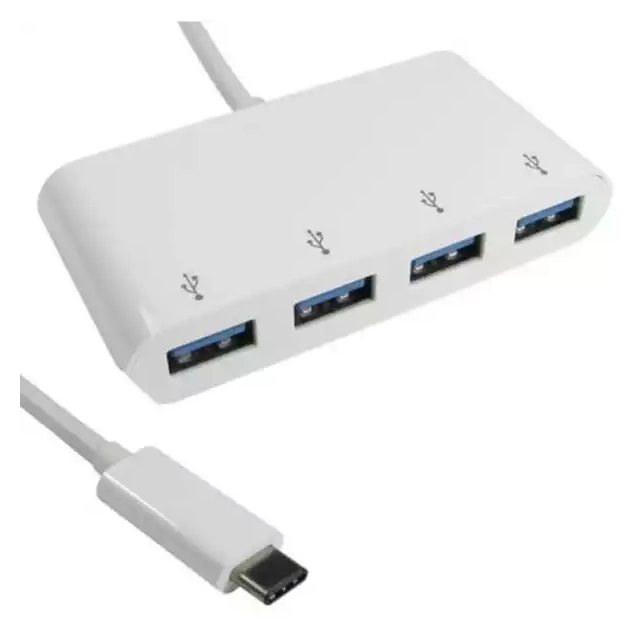 Adapter-konverter USB Tip C 3.1 na 4xUSB 3.0 GreenCon