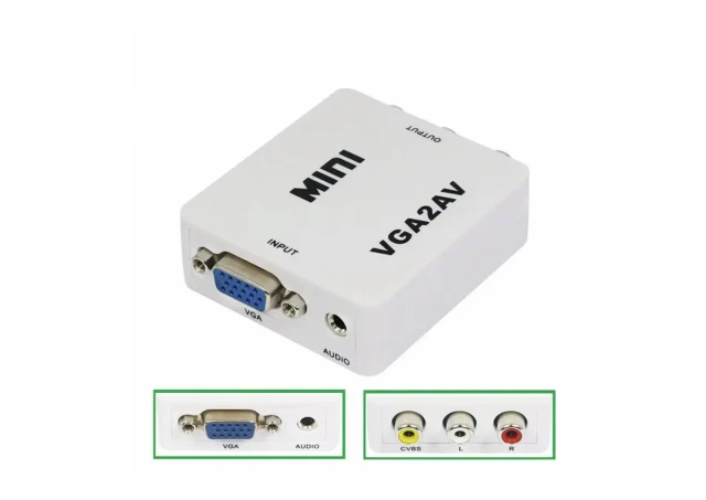 velteh Adapter konverter VGA-RCA Audio/Video MVA-1