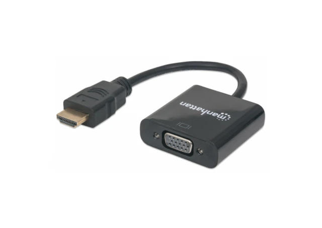 Adapter Manhattan 151467 HDMI/M - VGA/F