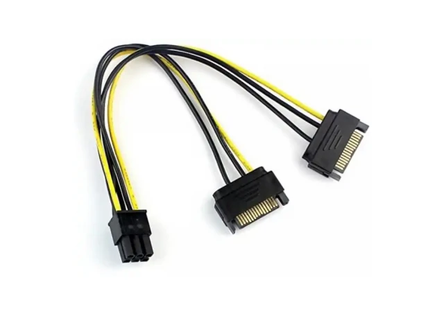 FAST ASIA Adapter za napajanje VGA (6-pin) -2 x Sata