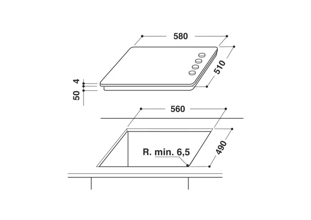 WHIRLPOOL AKM 9010/NE Ugradna ploča 