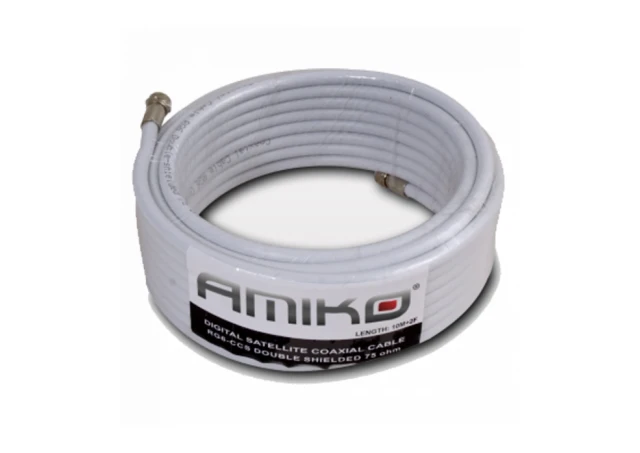 Amiko Koaksijalni kabel RG-6, CCS, 90dB, 20 met. Sa konektorima - RG6/90dB - 20m