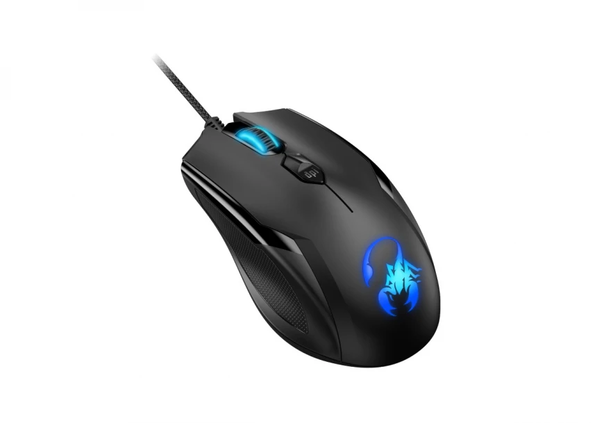 GENIUS Ammox X1-600 USB Optical Gaming crni miš 