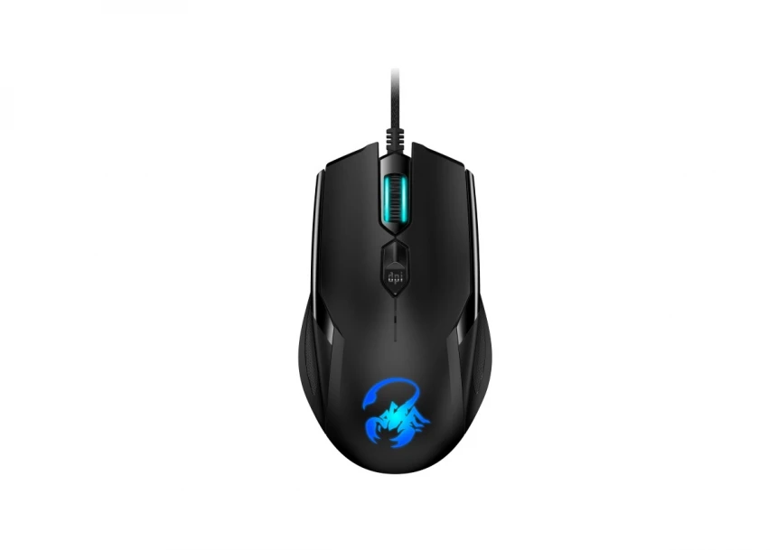 GENIUS Ammox X1-600 USB Optical Gaming crni miš 