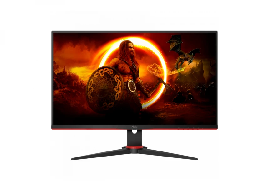 AOC Gaming 27G2SPAE/BK - G2 SeriesLED monitor gaming 27" 1920 x 1080 Full HD (1080p) @ 165 Hz IPS 250 cd/m² 1000:1 1 ms 2xHDMI VGA DisplayPort speakers black red
