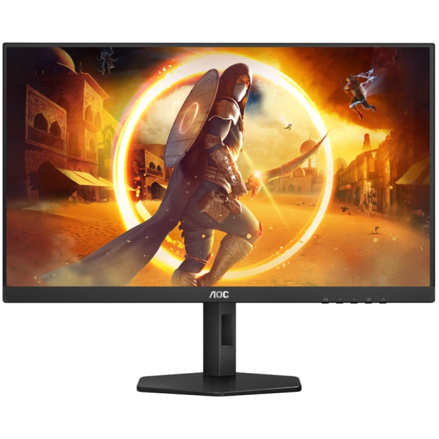 AOC Monitor Gaming 27G4X 27" IPS, 16:9, 1920x1080 3H, 180Hz, 0.5ms, 300 cd/m2, 1000:1, USB Hub 3.2, HDMI, DP, 3G-SYNC Compatible + Adaptive Sync, 2 W x 2, Full Ergonomic, Black-Red, VESA 3y