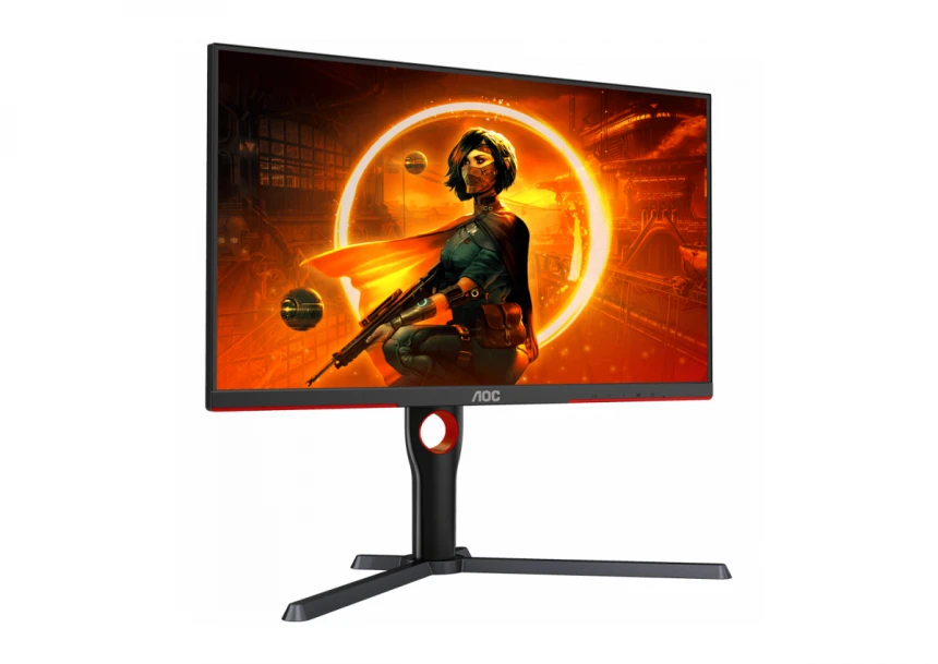 AOC Monitor Gaming Q27G3XMN Mini LED  27” VA, 16:9, 2560x1440, 180Hz, 1ms, 1000 cd/m2, 4000:1, Audio,2x HDMI, DP, Full Ergonomic, 3-sided frameless, Adaptive Sync, Black-Red, VESA 3y