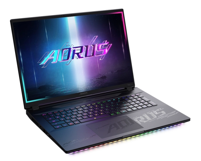 GIGABYTE AORUS MASTER 18 BYH 18 inch QHD+ 240Hz 1200nits Core Ultra 9 275HX 32GB 2TB SSD GeForce RTX 5080 16GB RGB Backlit Win11Pro gaming laptop