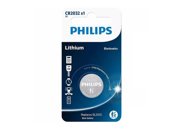 Baterija Philips CR2032 Litijum