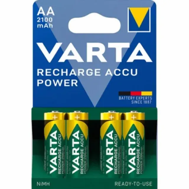 Baterija VARTA AA 2100mAh HR6 PAK4 CK, punjive NiMH baterije (rechargeable VARTA Ready to use)