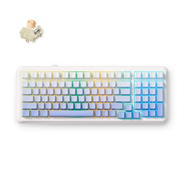 Bežična gaming tastatura MCHOSE K99 V2 Mehanička glacier gradient