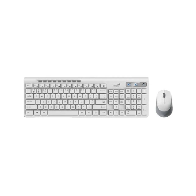Bežična tastatura i miš Genius SlimStar 8230 YU bela