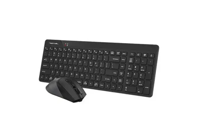 Bežična tastaura + miš A4 Tech FG2400 Air2 Fstyler YU Crna