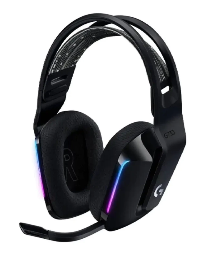 Bežične slušalice sa mikrofonom Logitech G733 crn