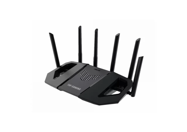 Bežicni ruter ASUS TUF-BE6500 Wi-Fi/BE6500/5764 Mbps/688 Mbps/USB3.2/6 eksternih antena/crna