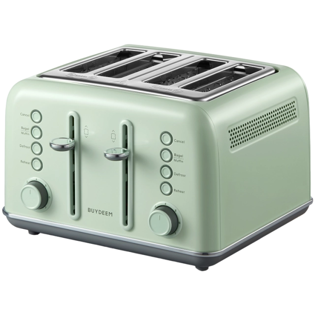 BUYDEEM 4 Slice Toaster, model DT640E, color Cozy Greenish, EU