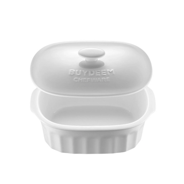 BUYDEEM Ceramic Cocotte 2 L, model CT1005, color White