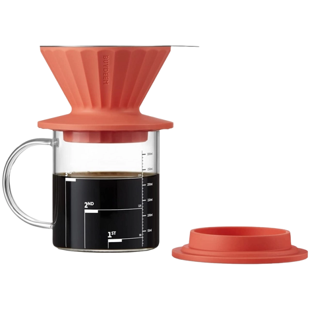 BUYDEEM Coffee filter, model CD1024, color Vivid Orange