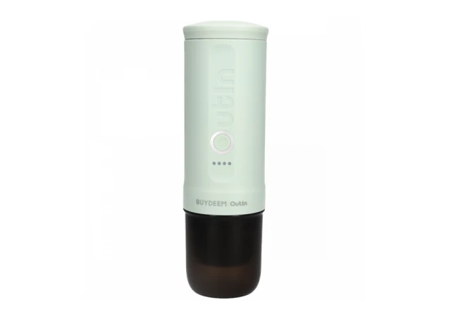 BUYDEEM Nano Espresso Machine, model OTEM-01, color Cozy Greenish