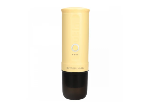BUYDEEM Nano Espresso Machine, model OTEM-01, color Mellow Yellow