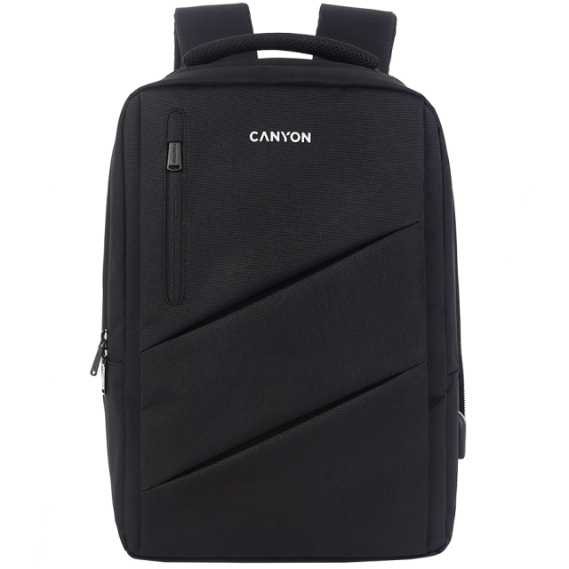 CANYON backpack BPE-5 Urban USB 15.6'' Black