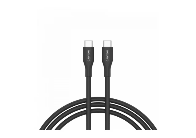 CANYON cable CC60SC10 C-C 60W 1m Silicon Black