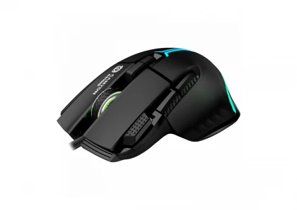 CANYON Fortnax GM-636, 9keys Gaming wired mouse,Sunplus 6662, DPI up to 20000, Huano 5million switch, RGB lighting effects, 1.65M braided cable, ABS material. size: 113*83*45mm, weight: 102g, Black