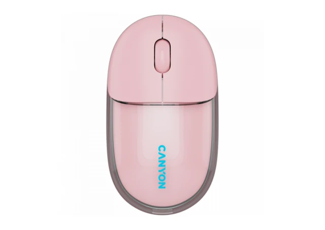 CANYON mouse OnClick 24 BT/ Wireless Transparent/Pink