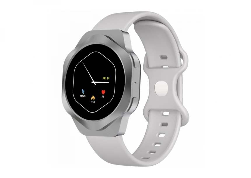 CANYON Smart Watch Hexagon 88 BT-CALL Silver