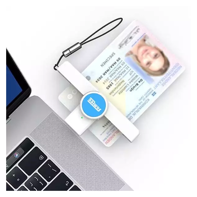 Čitač smart kartica Samtec SMT-608 kompaktni (za biometrijske lične karte), USB