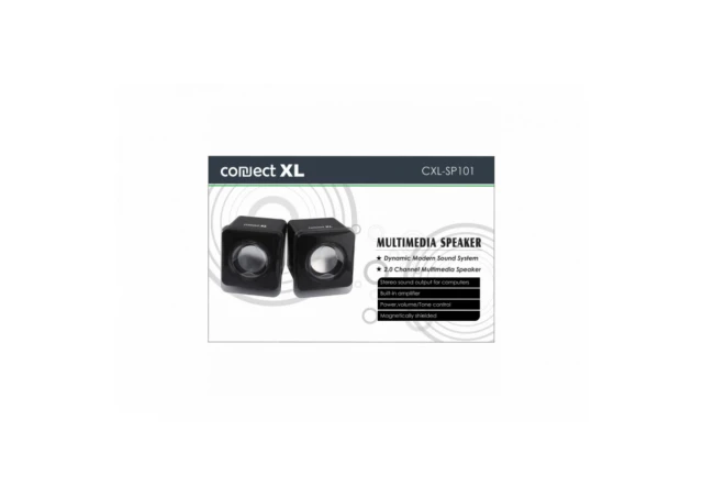 Connect XL Zvučnik, set,  2.0, USB 5V, boja crna - CXL-SP101