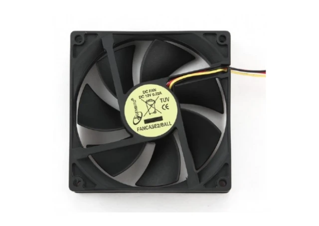 Cooler Ventilator Gembird  90x90x25mm FANCASE2/BALL ball bearing 3-PIN