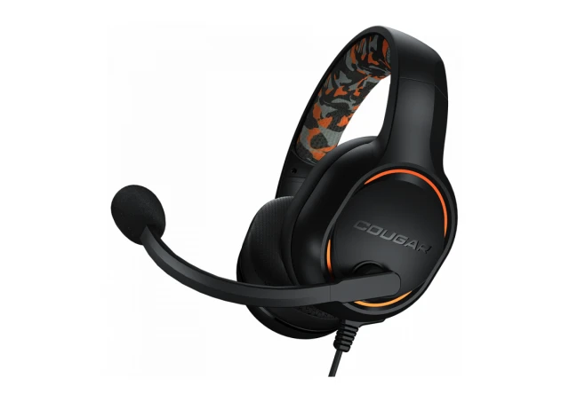 COUGAR GAMING Cougar I DIVE I Headset I Driver 50mm / 9.7mm noise cancelling Mic. / Stereo 3.5mm 4-pole and 3-pole PC adapter / Black