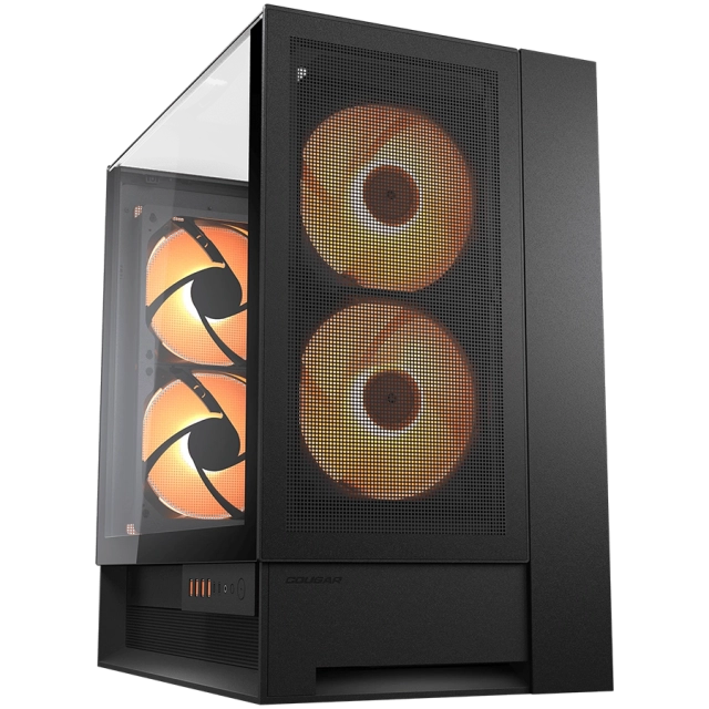 COUGAR GAMING COUGAR OmnyX PC Case, Mid Tower, Black