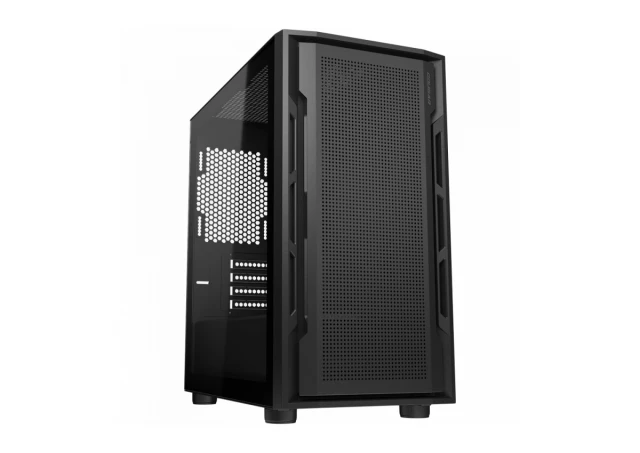 COUGAR GAMING COUGAR | Uniface Mini Black| PC Case | Mini Tower / Mesh Front Panel / 1 x  120mm Fan / TG Left Panel